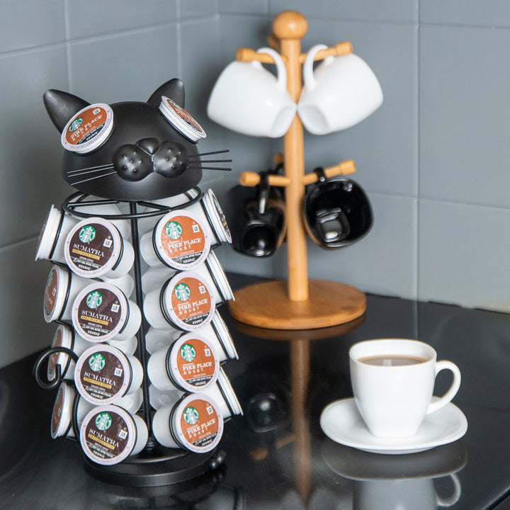 Carousel Keurig Coffee Pod Holder – “Cat”