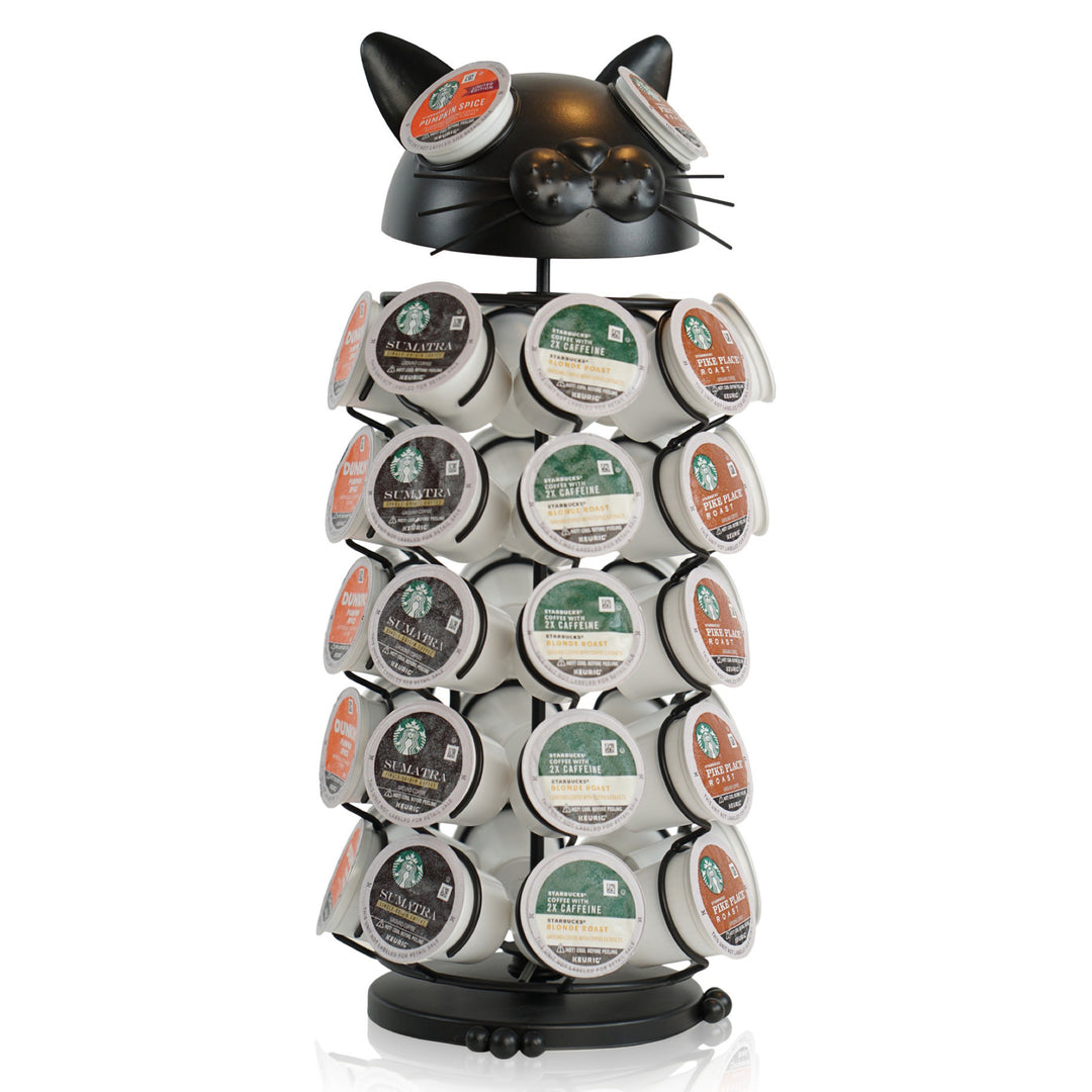 Carousel Keurig Coffee Pod Holder – “Cat”
