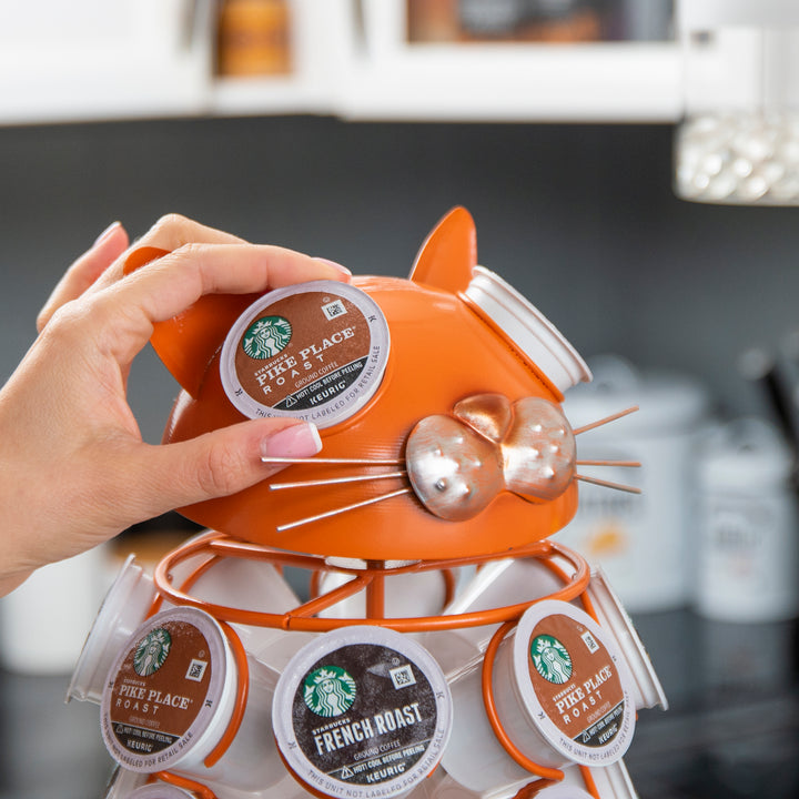 Carousel Keurig Coffee Pod Holder – “Cat”