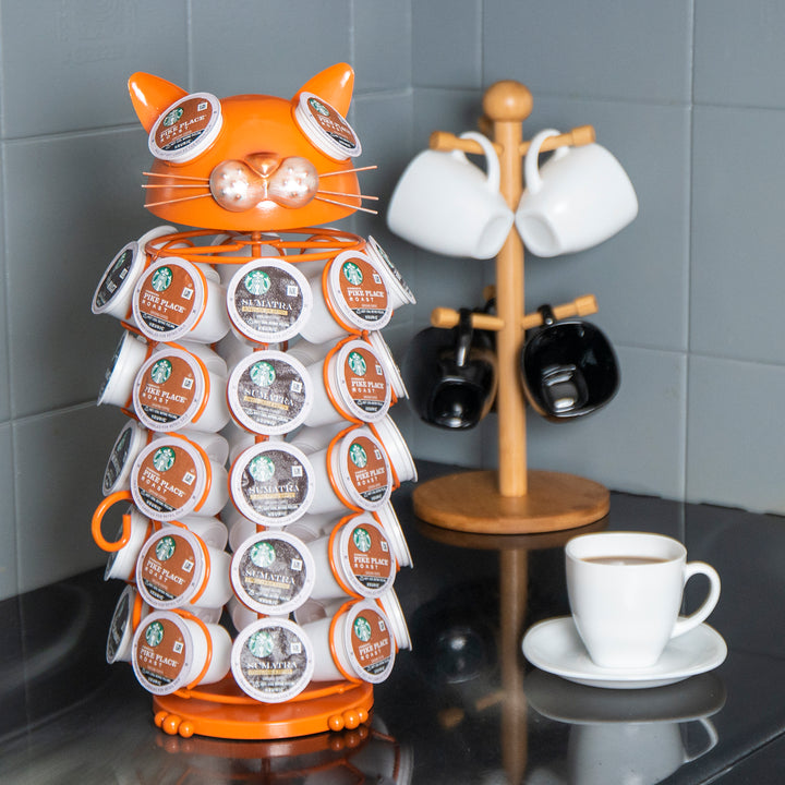 Carousel Keurig Coffee Pod Holder – “Cat”