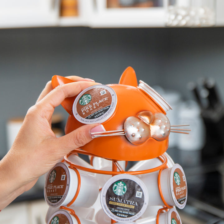 Carousel Keurig Coffee Pod Holder – “Cat”