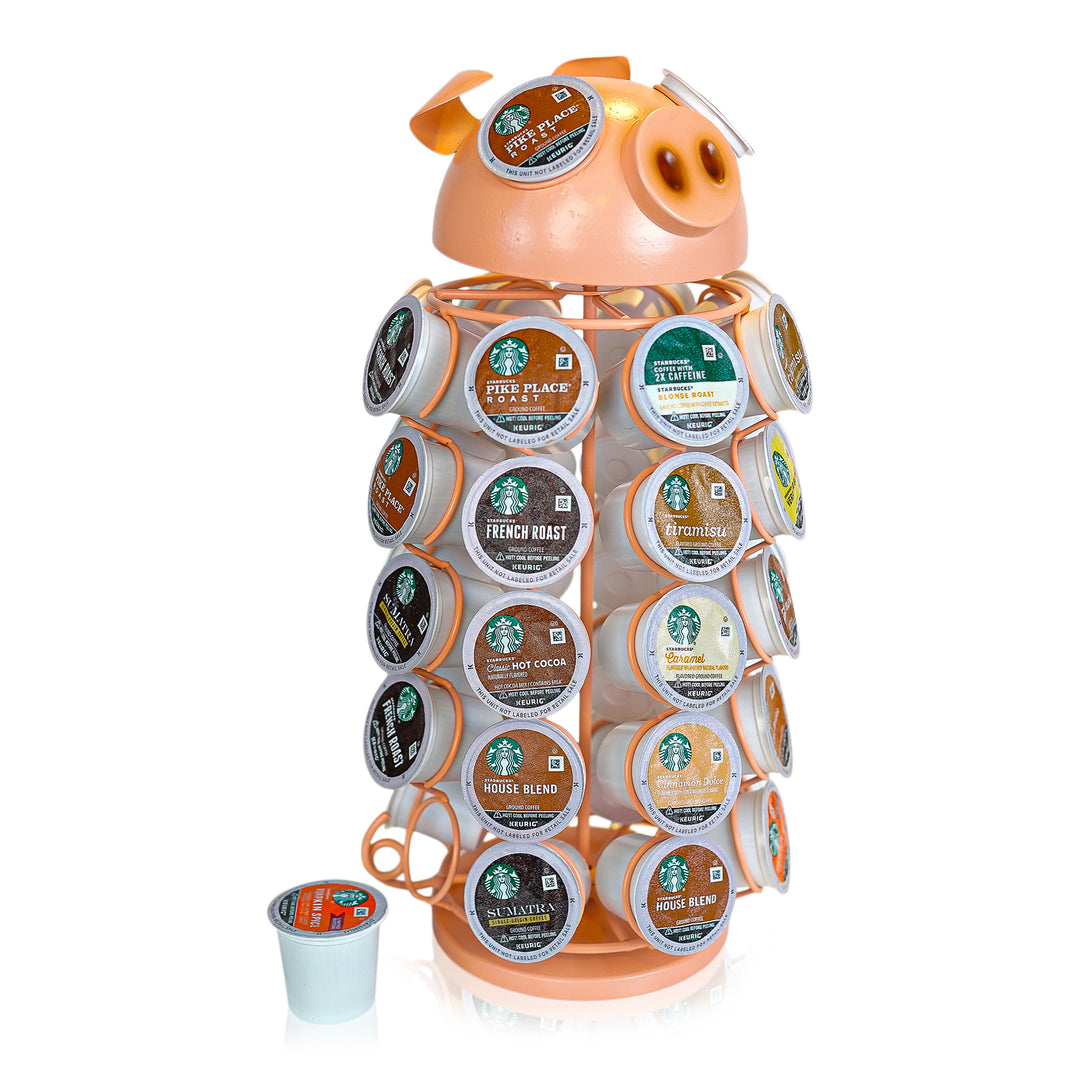 Carousel Keurig Coffee Pod Holder – “Pig”