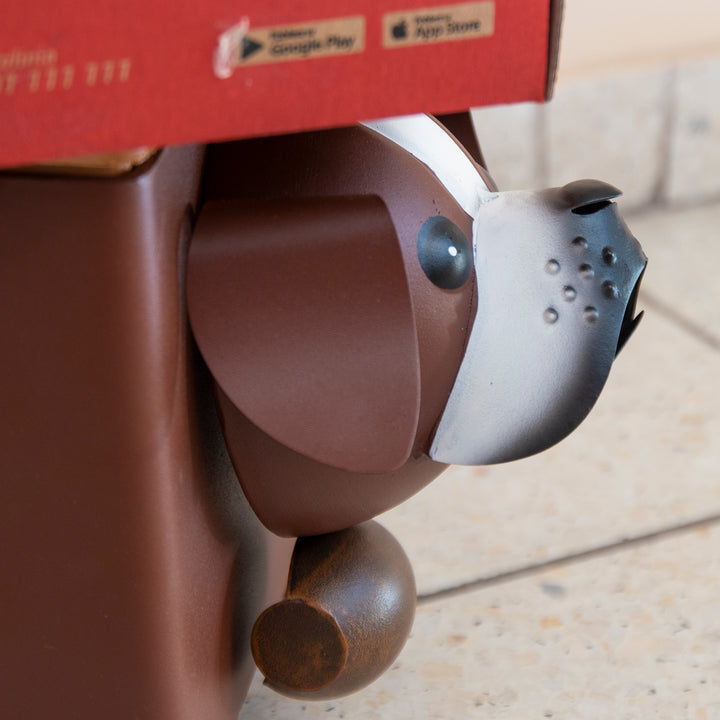 Made Easy Kit Food Delivery Outdoor Functional Décor Metal and Wood Box for Designated Food Order Reception Location