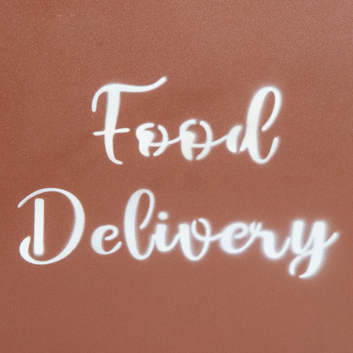 Made Easy Kit Food Delivery Outdoor Functional Décor Metal and Wood Box for Designated Food Order Reception Location