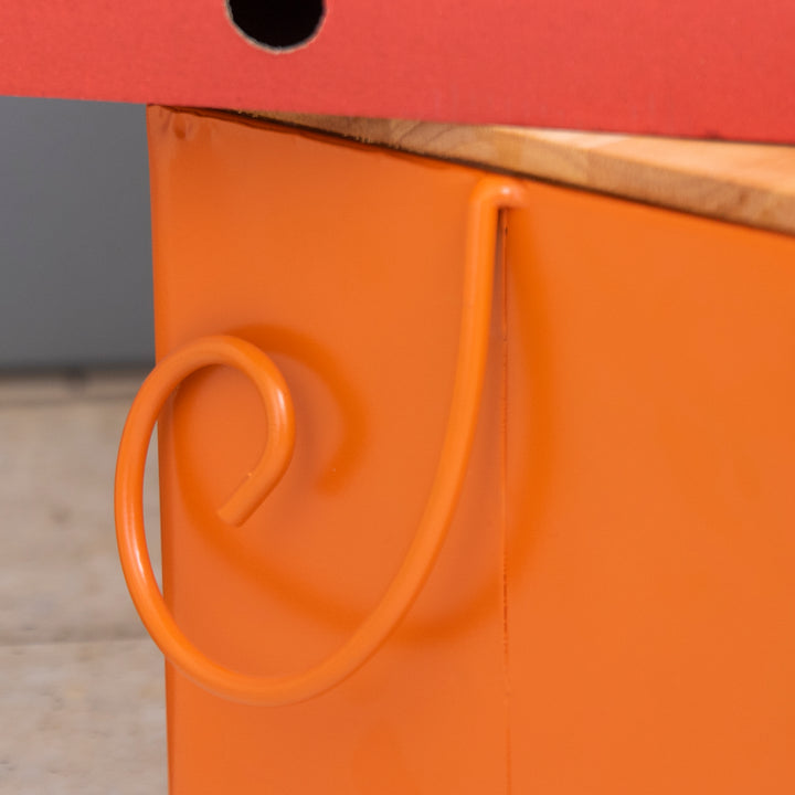 Made Easy Kit Food Delivery Outdoor Functional Décor Metal and Wood Box for Designated Food Order Reception Location