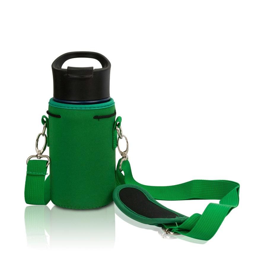 AJLTPA Water Bottle Holder with Adjustable Padded Shoulder Strap