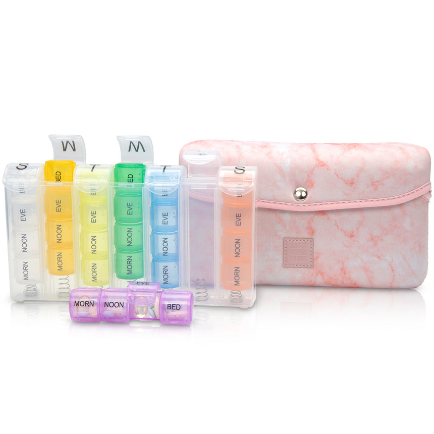 Travel Pouch for Weekly Pill Organizer