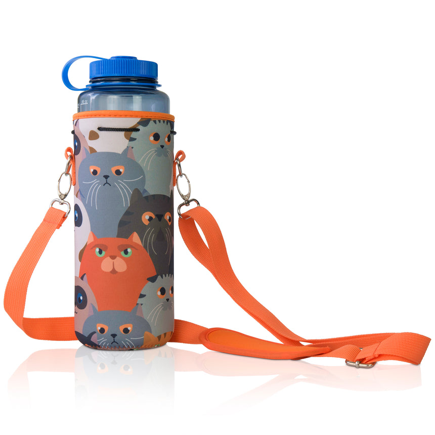  OJACK Water Bottle Holder with Strap for Kids - Water