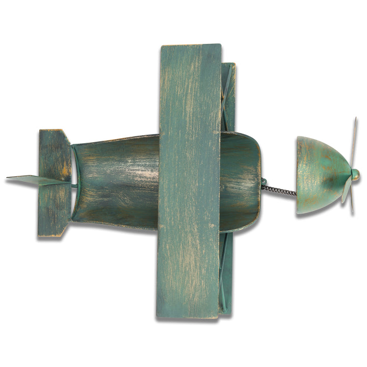 Helicopter - Made Easy Kit Wine Bottle Display Holder Rack - Premium Setting Home Sculpture Statute - Metal Tabletop Functional Farmhouse Décor