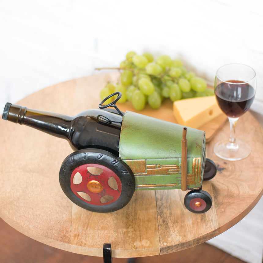 Made Easy Kit Wine Bottle Display Holder Rack – Premium Metal Tabletop Décor