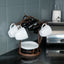Demitasse Cup and Plate Holder Countertop Stand for Espresso and Tea Sets